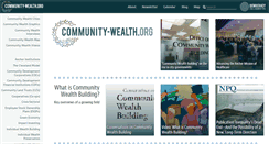 Desktop Screenshot of community-wealth.org